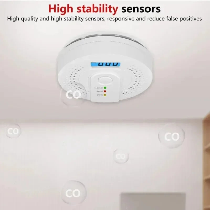 CO Detector LCD Display – UL2034 Certified Carbon Monoxide Alarm CO Alarm Detector SPOT