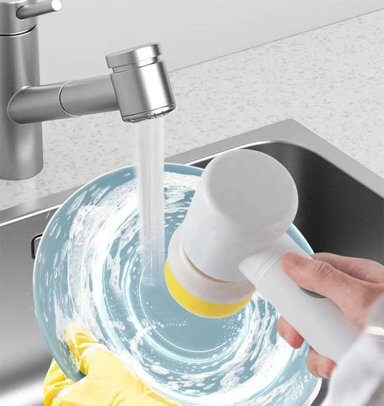 Portable Electric Spin Scrubber – Wireless Rotary Cleaning Brush Electric Cleaning Brush SPOT