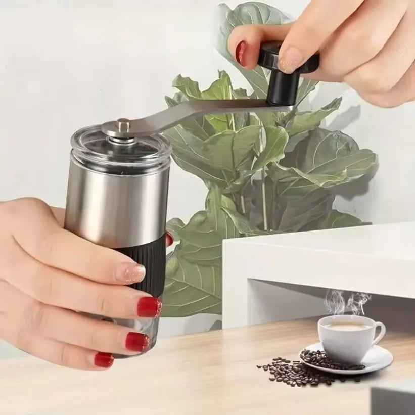 Portable Manual Coffee Grinder – Ceramic Burr Mill Adjustable Manual Coffee Grinder SPOT