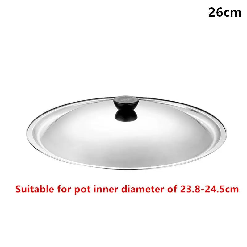 Universal Stainless Steel Pot Lid | Rustproof | 18–32cm Cookware Pot Lid SPOT A5 1