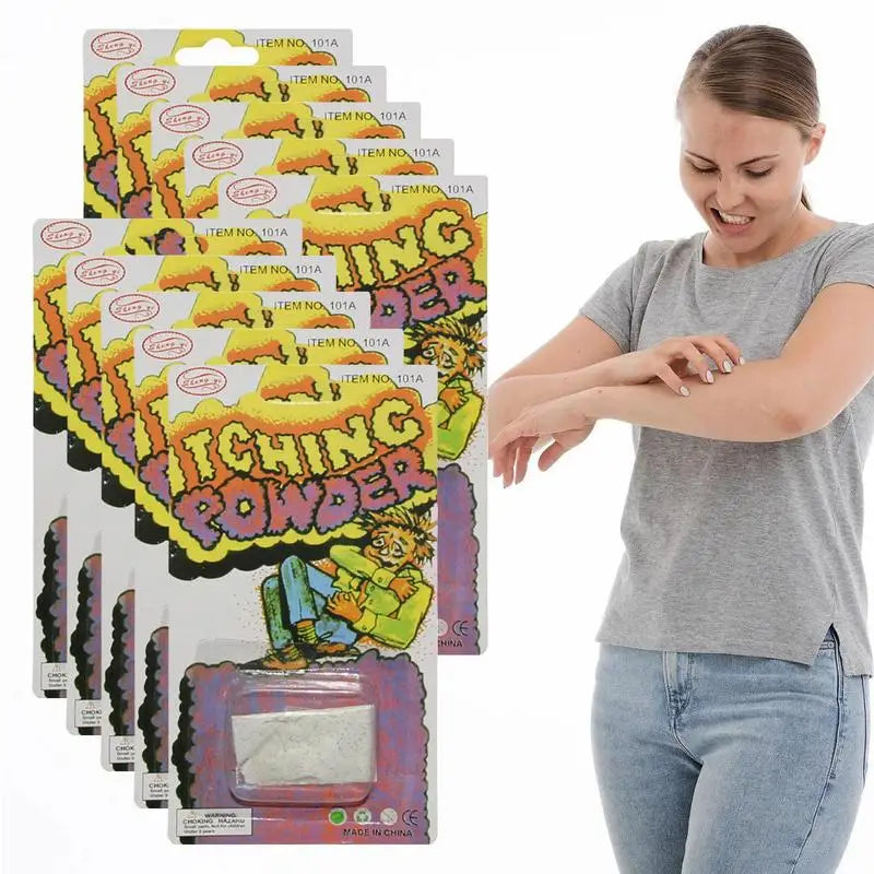10-Pack Itching Powder Prank Set – Halloween Party Trick Prank Gag Toy SPOT