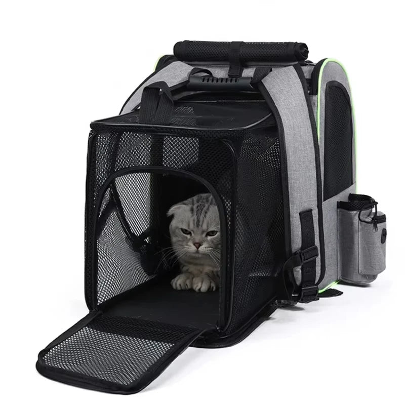 Large Expandable Pet Carrier Backpack – Breathable Dog & Cat Bag Pet Carrier Backpack SPOT