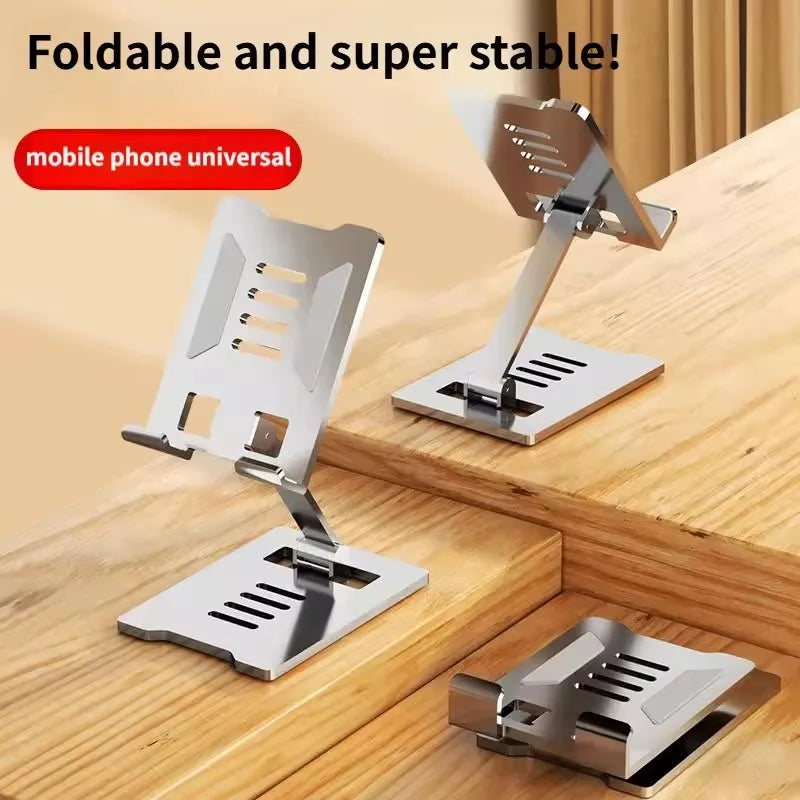 Foldable Metal Phone & Tablet Stand – 360° Adjustable Lazy Bracket Phone Tablet Stand SPOT
