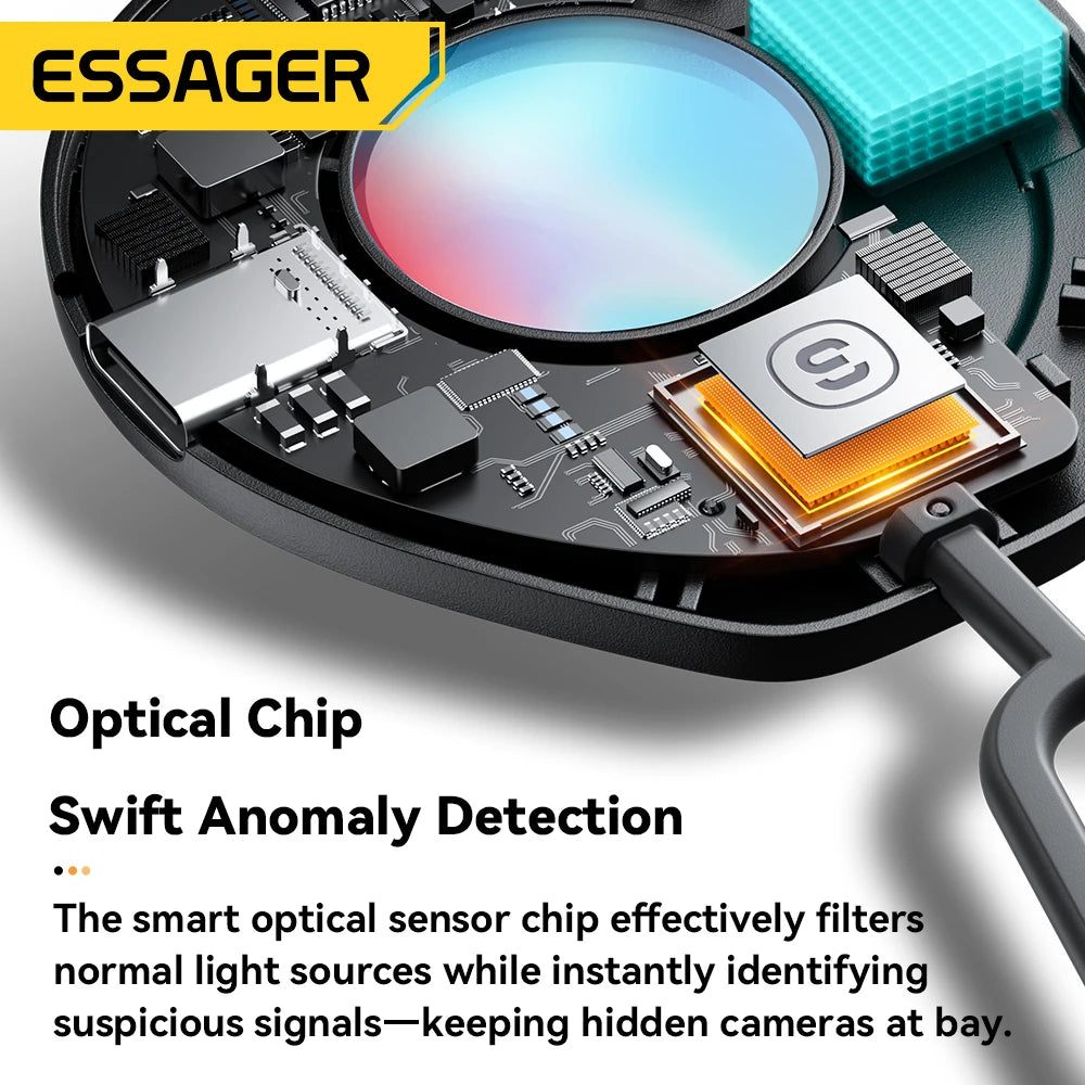 Essager Mini Hidden Camera Detector – Portable Anti-Spy Finder Camera Detector SPOT