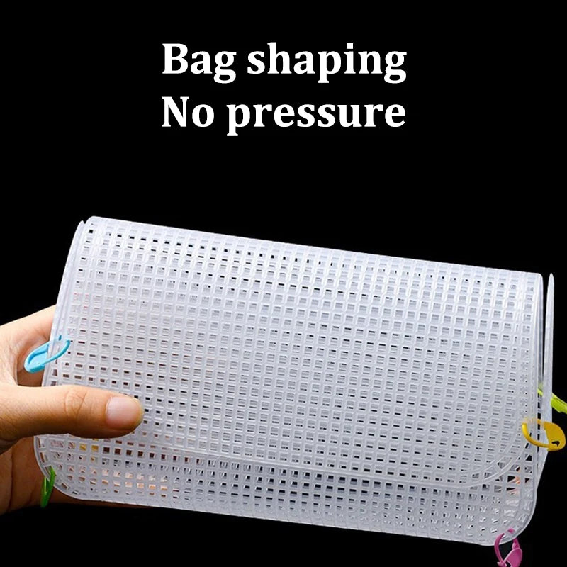 DIY Plastic Mesh Weaving Kit – Shoulder Bag Craft Material DIY Craft Kit SPOT