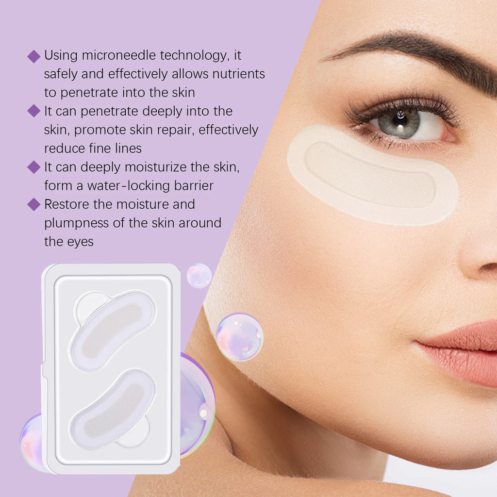 Eelhoe Collagen Microneedle Eye Patches – Firm & Hydrate Microneedle Eye Patches SPOT