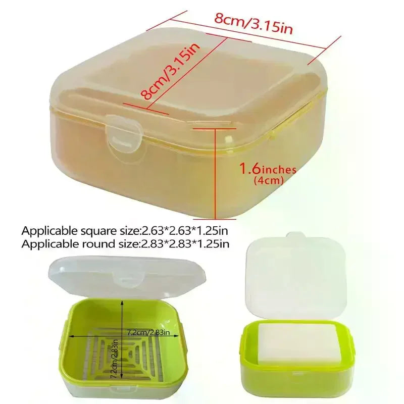 Travel Mini Soap Box – Portable Leak-Proof Soap Case Travel Soap Box SPOT