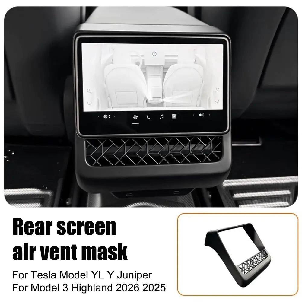 Tesla Model YL 2025+ Rear Air Vent Cover Trim | ABS Guard Car Interior Trim SPOT