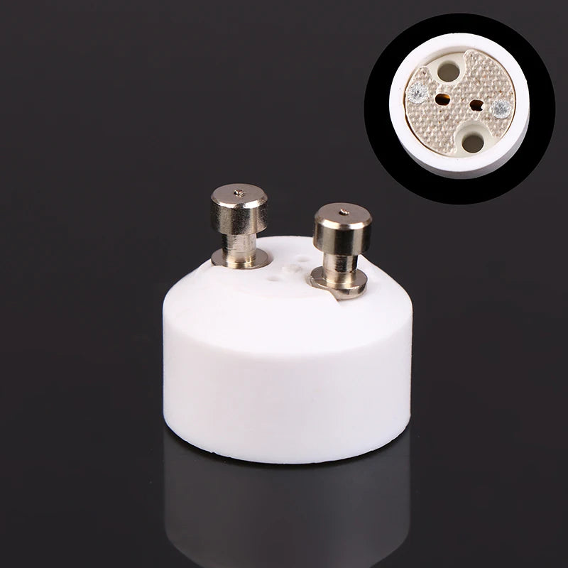 GU10 to MR16 Ceramic Lamp Holder Adapter | G4 GU5.3 GY6.35 Lamp Socket Adapter SPOT Default Title
