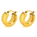 Meaeguet Tube Huggie Hoop Earrings – Stainless Steel Hoops Huggie Hoop Earrings SPOT EH-441G