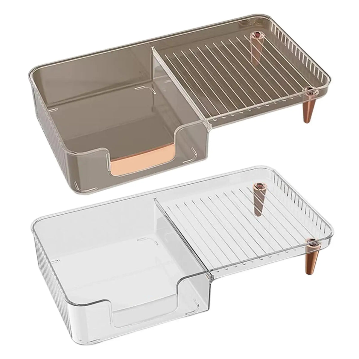 Wood Bathroom Counter Organizer – Cosmetic Storage Shelf Countertop Organizer Shelf SPOT