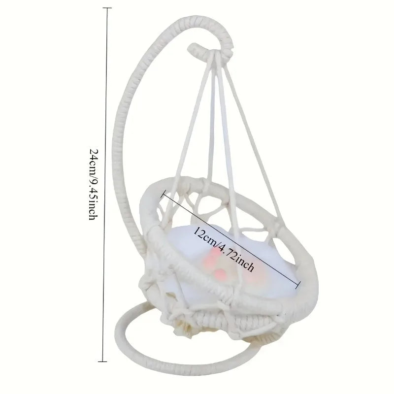 Hamster Swing Hammock – Soft Hanging Cage Accessory for Gerbils Pet Cage Accessory SPOT