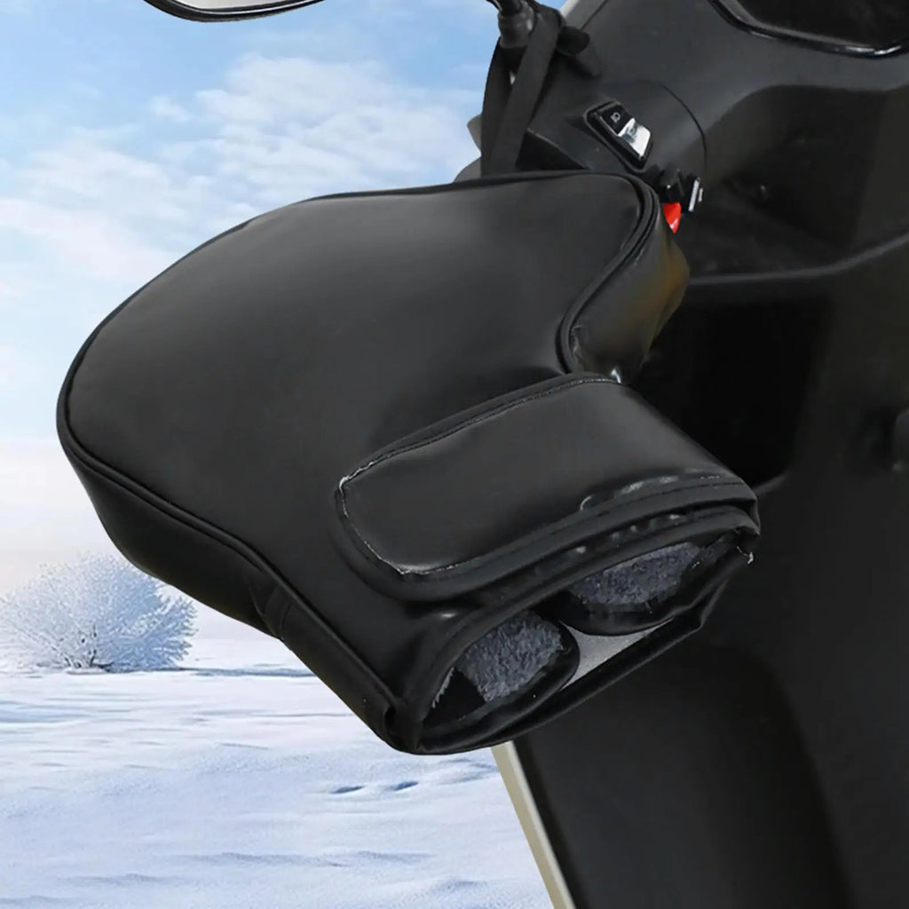 Motorcycle Handlebar Gloves – Warm Winter Covers for Scooter & Dirt Bike Handlebar Mittens SPOT