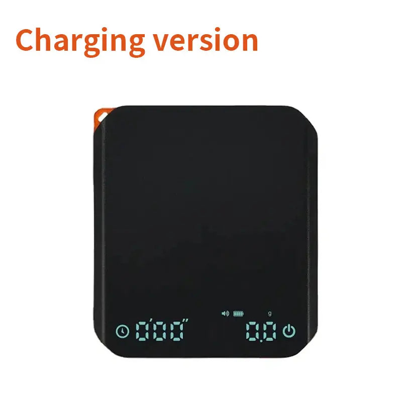 2kg Digital Coffee & Kitchen Scale – 0.1g Precision Rechargeable Digital Kitchen Scale SPOT BLACK