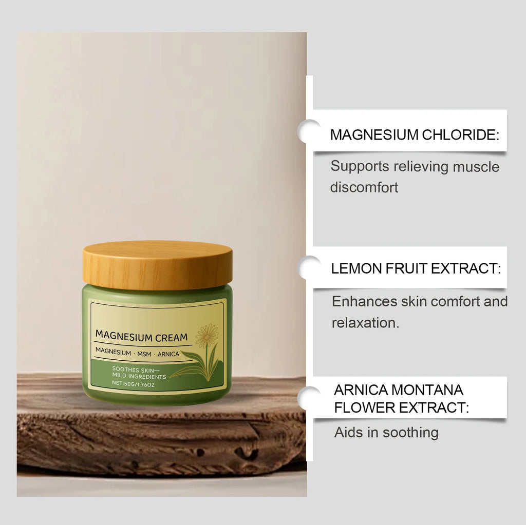 Hoygi Magnesium Body Cream – Moisturizing Massage Cream 50g Magnesium Body Cream SPOT