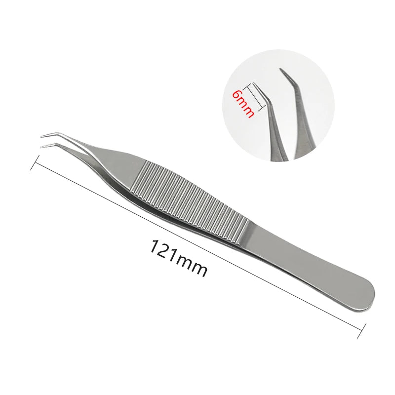 Stainless Steel FUE Hair Implant Forceps – Elbow Tweezer Tool Hair Implant Forceps SPOT