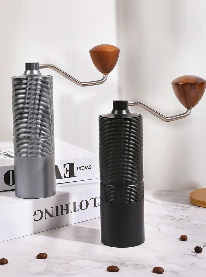 DUTRIEUX Portable Manual Burr Coffee Grinder – Al-Alloy Manual Coffee Grinder SPOT