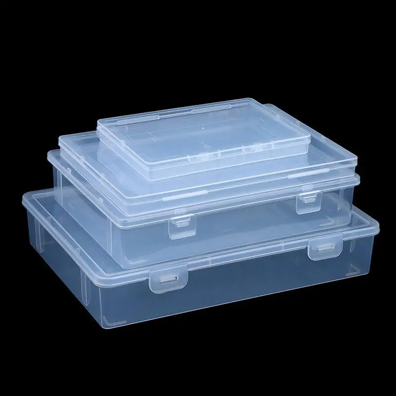 Transparent Plastic Document Storage Box – Snap Lock Organizer Document Storage Box SPOT