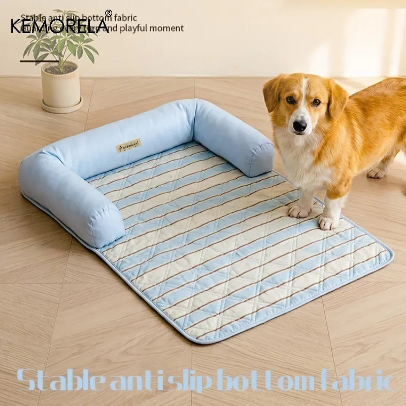 Summer Cooling Pet Bed Cushion – Non-Slip Washable Mat for Dogs & Cats Pet Cooling Mat SPOT