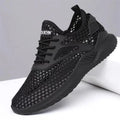 Men's Breathable Lightweight Mesh Walking Sneakers Men's Casual Sneakers SPOT black 44