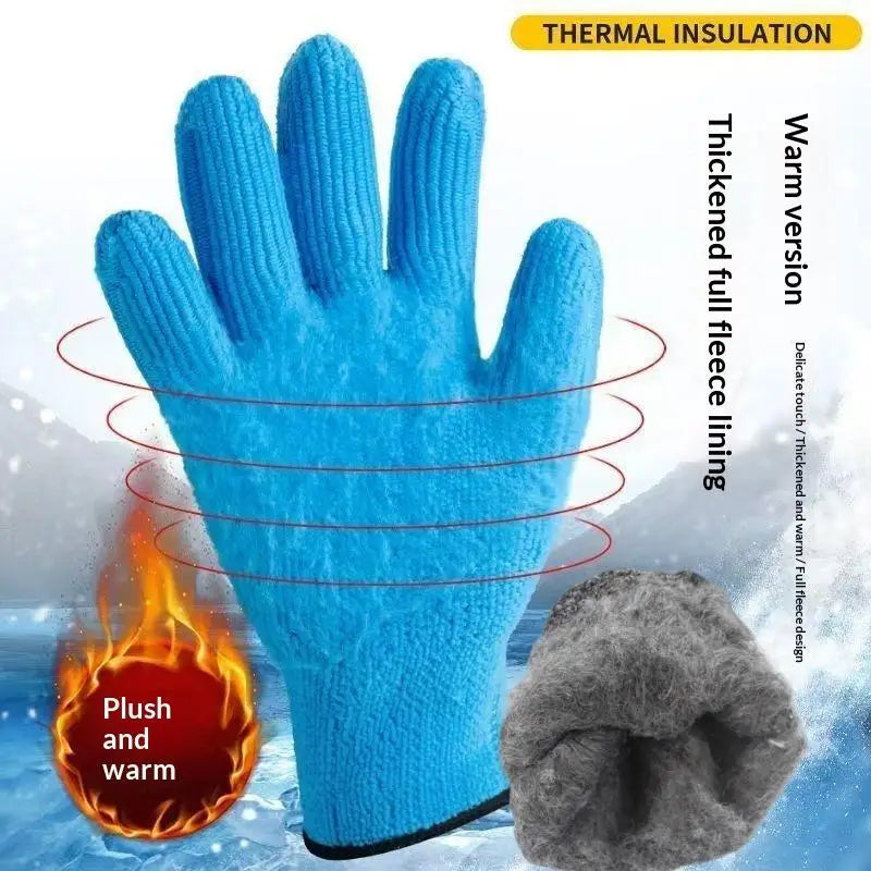 Waterproof Winter Work Gloves – Thermal Anti-Slip Grip Winter Work Gloves SPOT