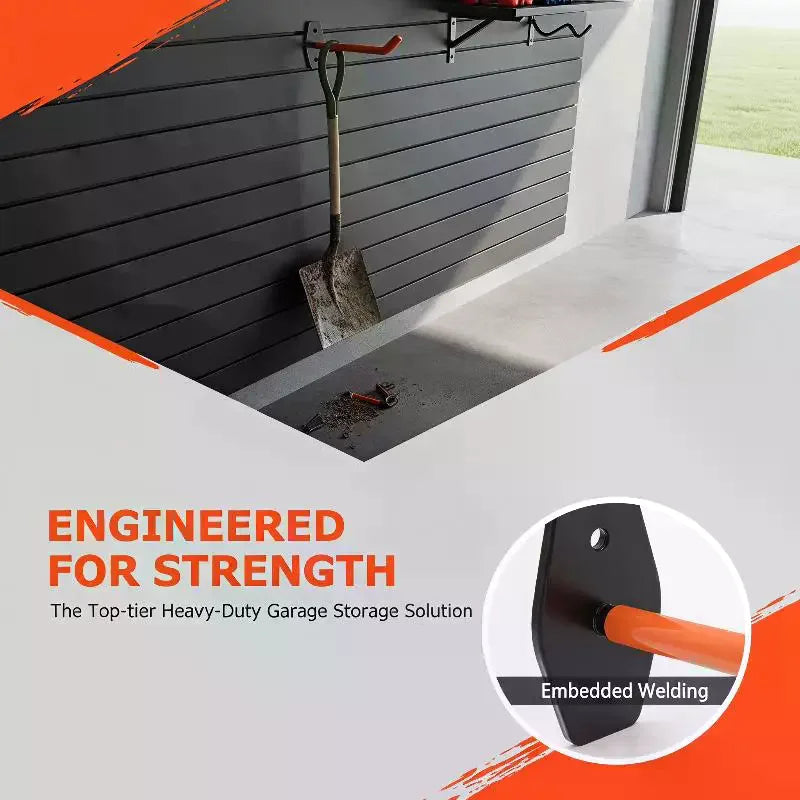 Heavy Duty Garage Wall Hook 20KG Anti-Slip Carbon Steel Garage Wall Hook SPOT