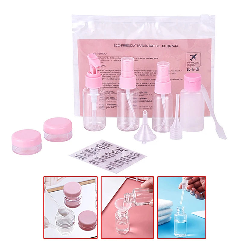 11-Piece Travel Refillable Bottle Set – Toiletry Containers Travel Bottle Set SPOT