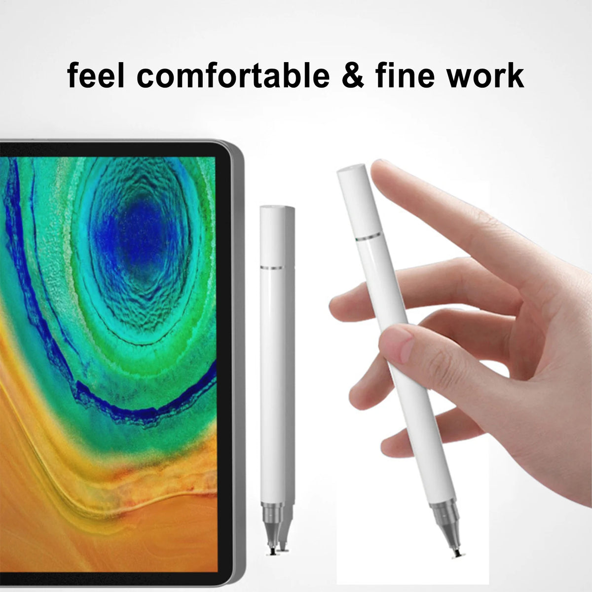 2-in-1 Universal Stylus Pen for Touchscreen Phones & Tablets Touchscreen Stylus Pen SPOT