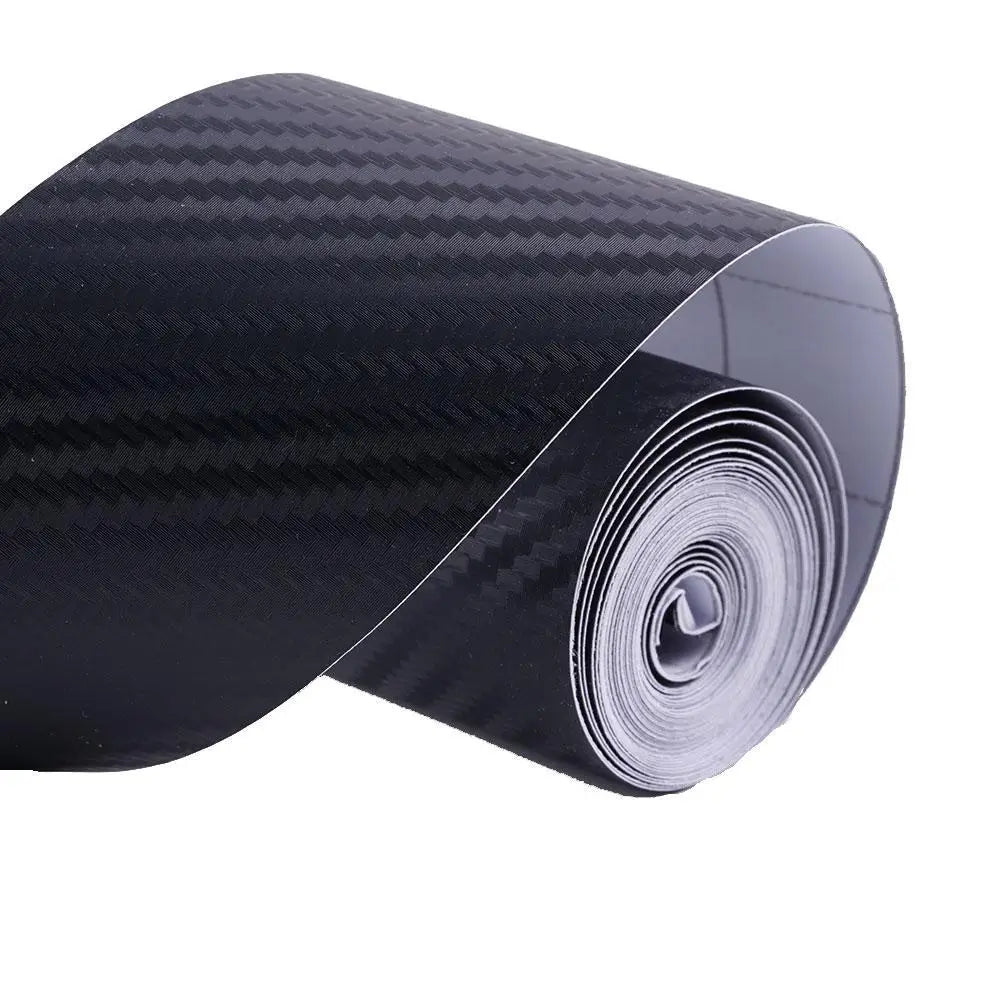 5D Carbon Fiber Vinyl Car Door Sill Protector Strip 5×300cm Car Door Sill Protector SPOT