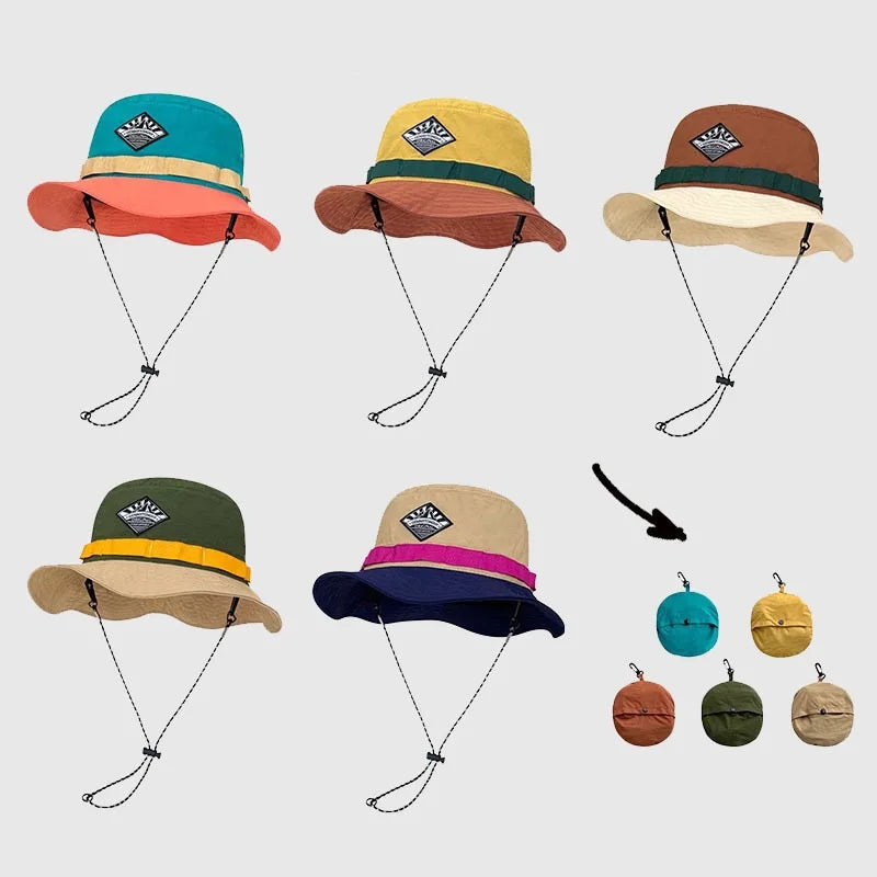 Packable Bucket Hat – Quick-Dry Adjustable Sun Hat for Travel Bucket Sun Hat SPOT