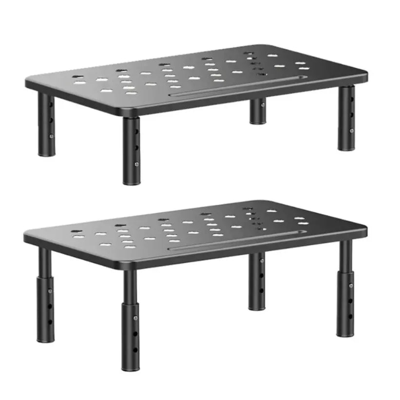 VIKEFON Steel Monitor Riser – 3-Height Adjustable Desk Stand Monitor Riser Stand SPOT