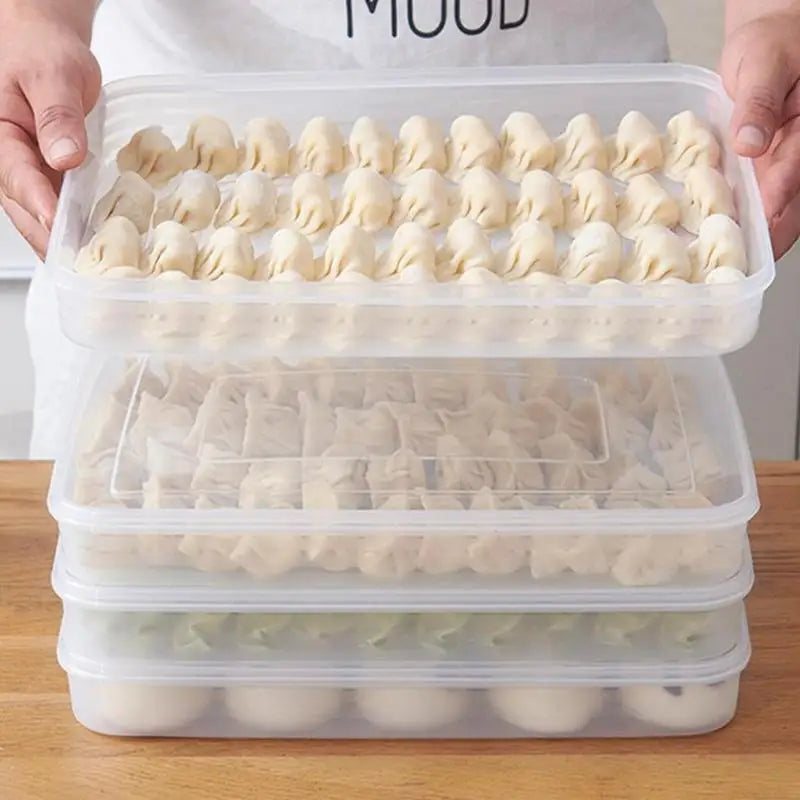 Stackable Transparent Fridge Food Storage Organizer Box | PP Food Storage Container SPOT