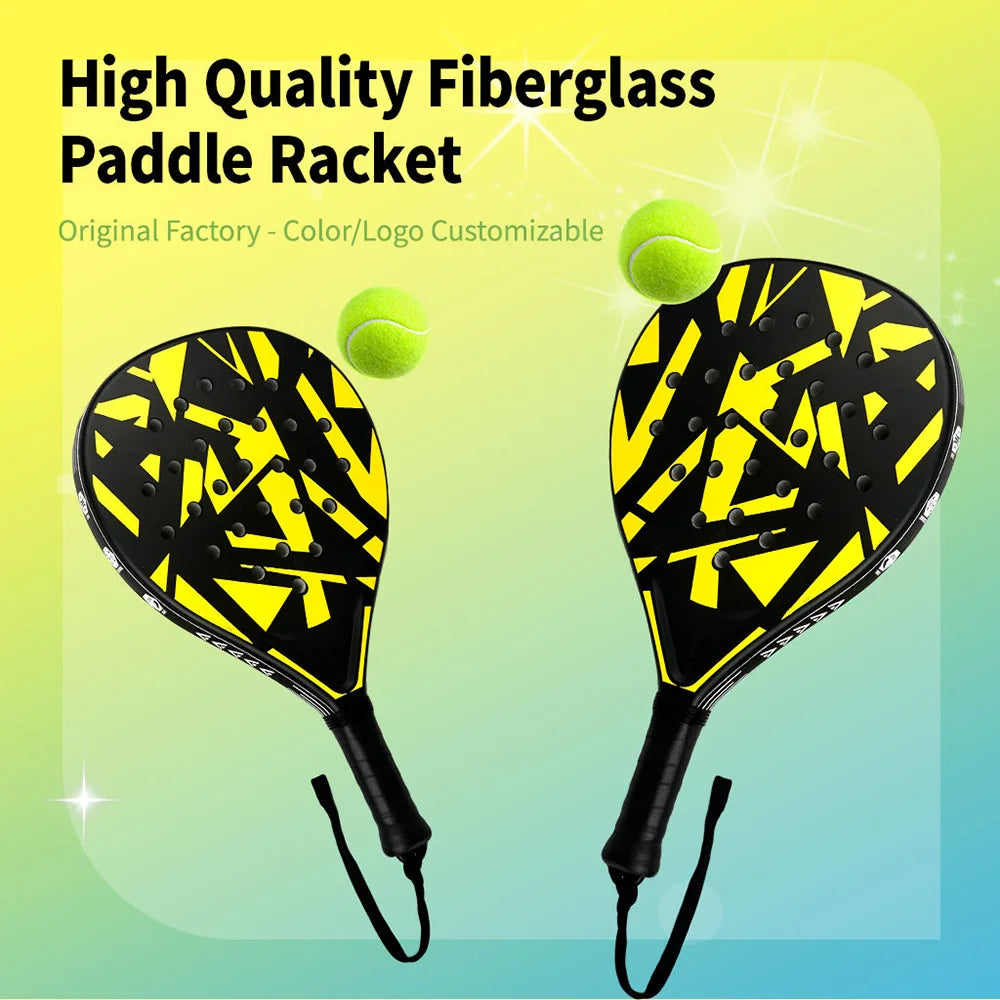Beginner Padel Racket – EVA Softcore Lightweight Paddle, Kids & Adults Padel Racket SPOT