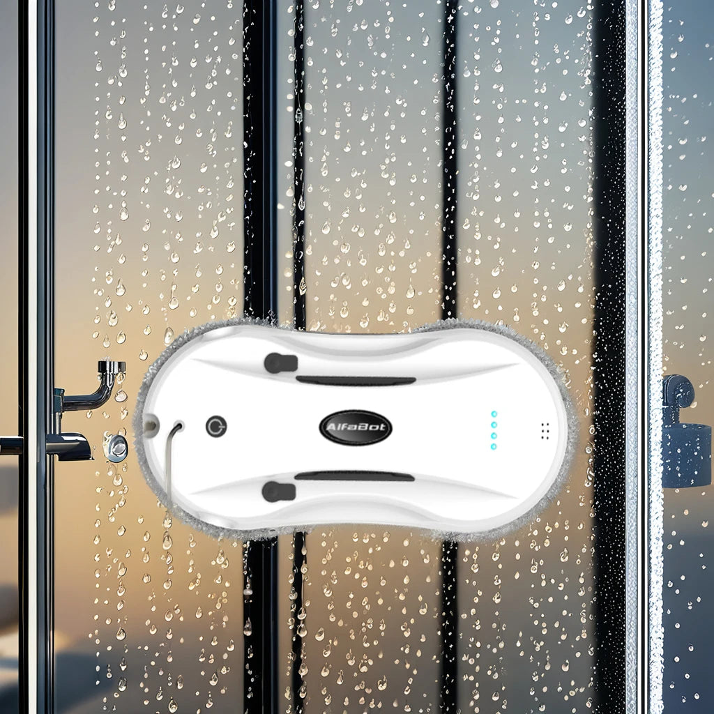 Smart Window Cleaning Robot X7 – App & Remote Controlled Window Cleaning Robot SPOT White EU 100-240V