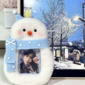 Cute Snowman Plush Card Holder – ID, Credit & Photocard Plush Card Holder SPOT Default Title