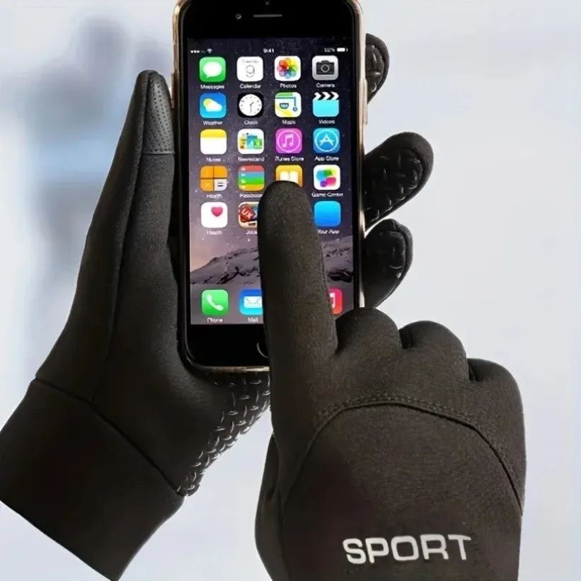 Windproof Ski Gloves – Touchscreen, Water-Resistant, Unisex Winter Sports Gloves SPOT