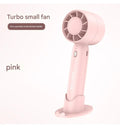 Mini Handheld Desktop USB Rechargeable Fan – Portable Cooling Portable Mini Fan SPOT Pink