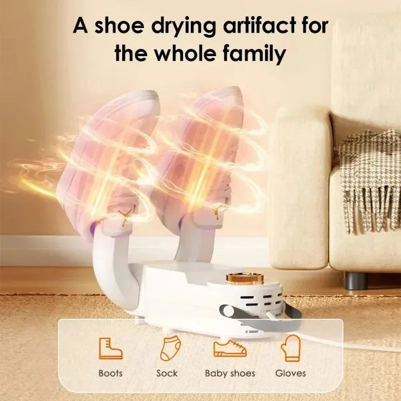 UV Timer Shoe Dryer & Boot Warmer – Telescopic, Deodorizing UV Shoe Dryer SPOT