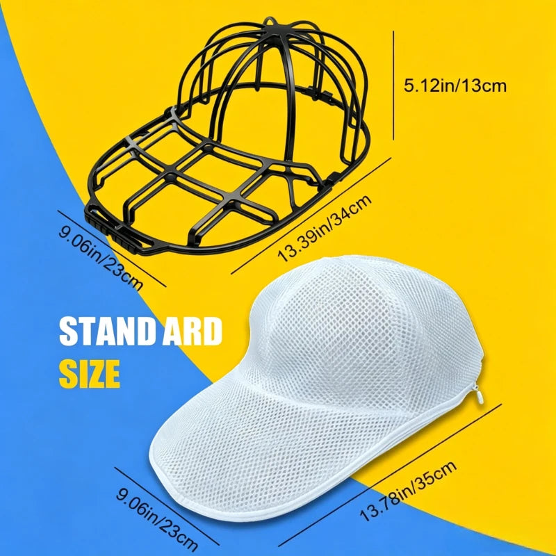 2-Pack Hat Washing Frame – Anti-Deformation Cap Washer Rack Hat Washing Frame SPOT