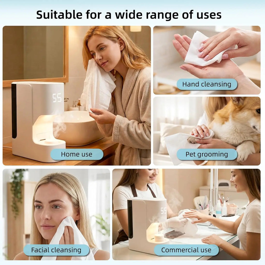 Smart Hot Towel Dispenser – Salon & Spa 750W Heating Machine Hot Towel Dispenser SPOT