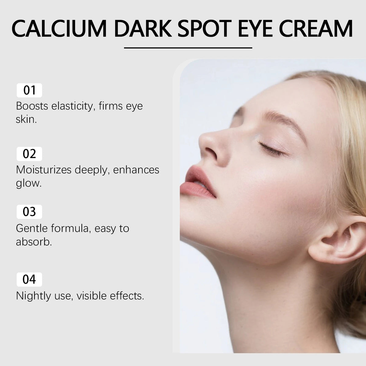 Hoygi Calcium Eye Cream – Firming, Hydrating & Dark Spot Eye Cream SPOT