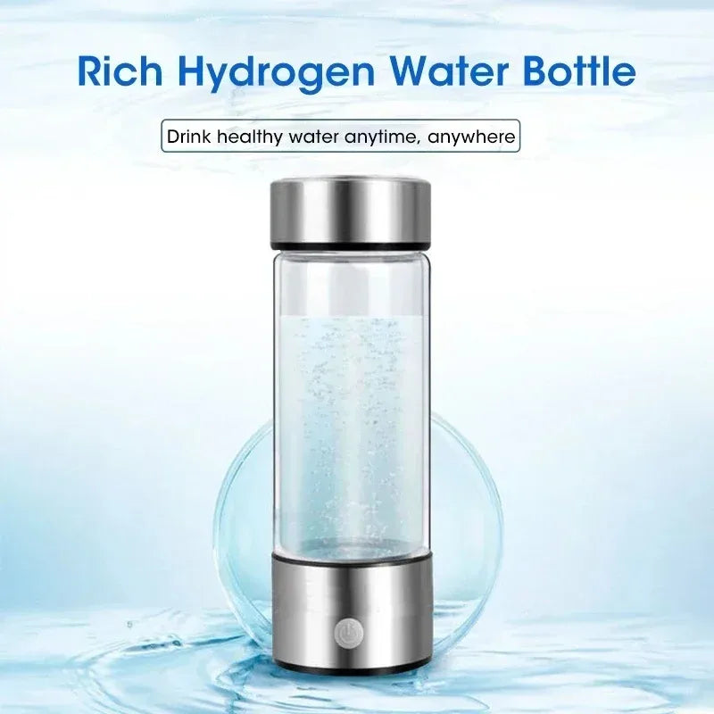 Portable 420ml Hydrogen Water Generator Bottle | USB-C Ionizer Hydrogen Water Ionizer SPOT