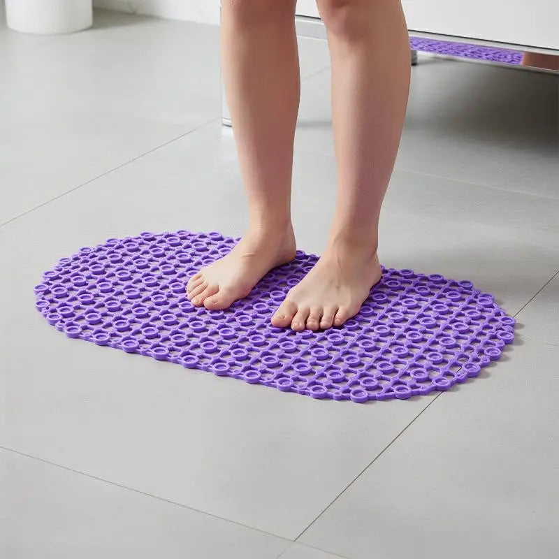 PVC Anti-Slip Bath Mat – 180 Massage Suction Cups, 36×66cm Anti-Slip Bath Mat SPOT