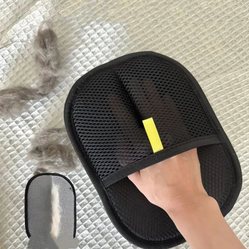 Pet Hair Removal Gloves – Cat & Dog Grooming Brush Pet Grooming Gloves SPOT