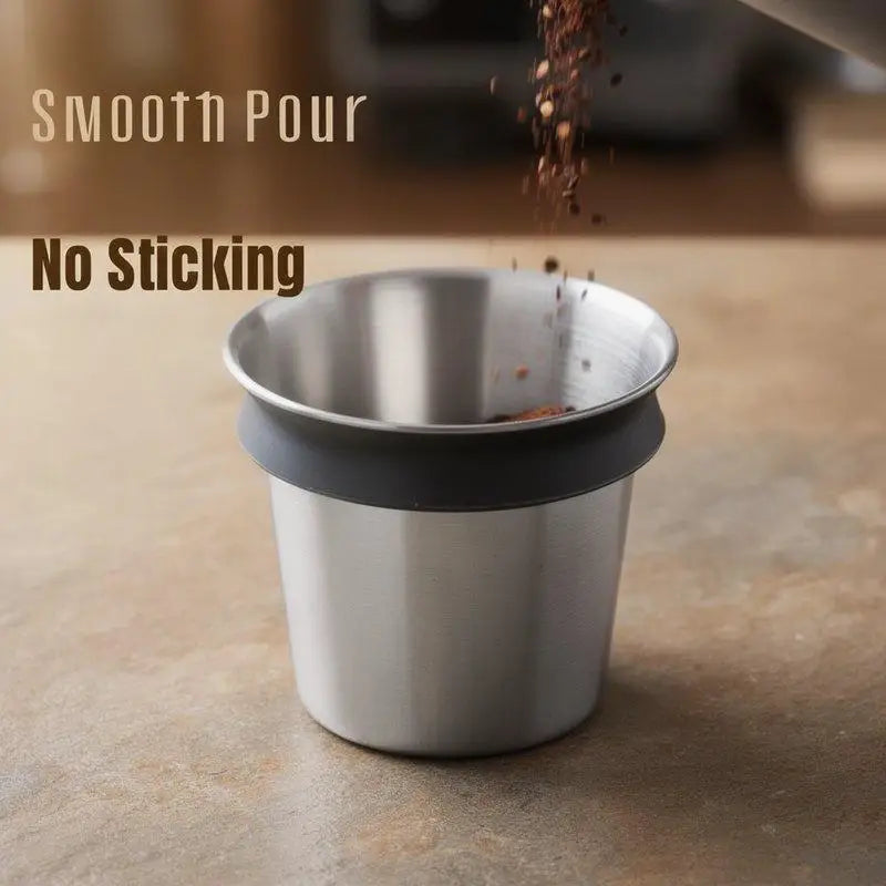 Stainless Steel Espresso Dosing Cup 51mm 58mm – Catch Cup Espresso Dosing Cup SPOT