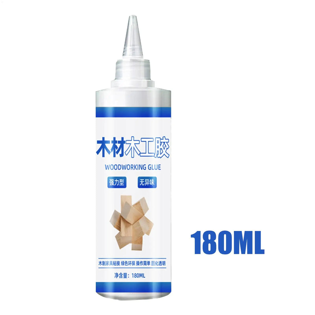180ml Transparent Wood Glue – Strong Carpenter Adhesive Wood Glue Adhesive SPOT
