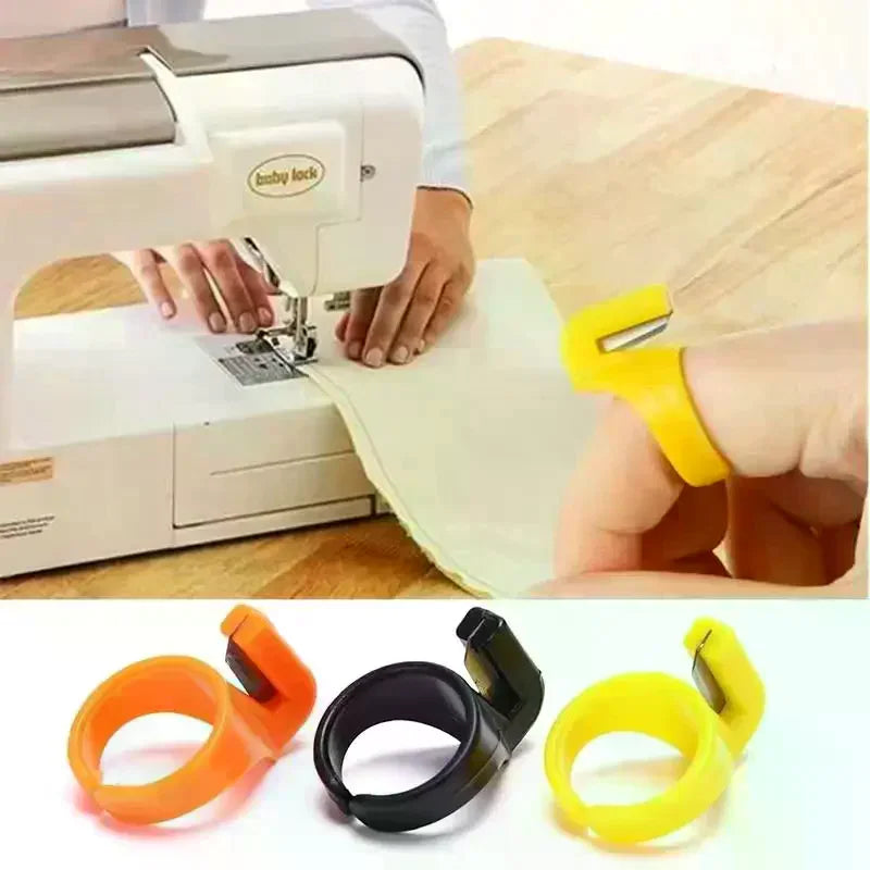 5-Pack Finger Ring Thread Cutters – Portable Sewing Blade Tool Sewing Thread Cutter SPOT
