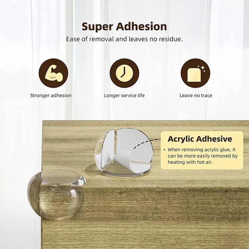 12-Pack Clear Table Corner Guards – Baby & Child Safety Corner Safety Guards SPOT