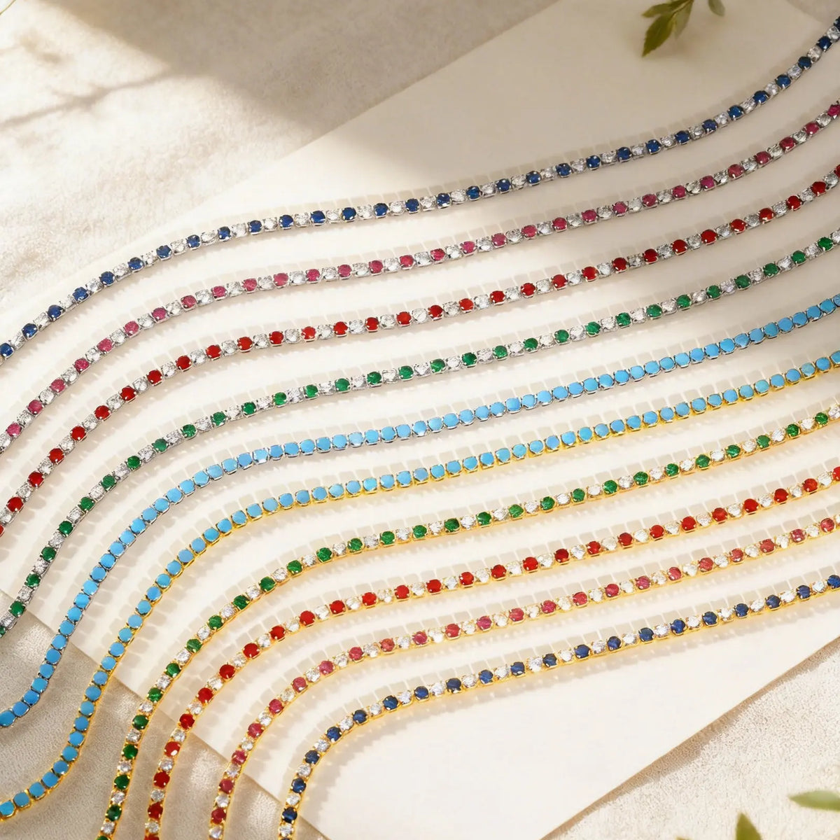 Iced Out Tennis Choker Necklace – 3mm Waterproof Chain Choker Necklace SPOT