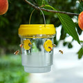 Clear Outdoor Insect Trap with Lid – Fruit Fly & Wasp Catcher Outdoor Insect Trap SPOT 1pc yellow